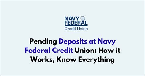 Can navy federal release a pending deposit early - EGO had read that you needed to request a pending deposit be released early several times before it will become automatic. Easy wanted to provide a P that EGO sent a secure embassy asking for early release and, acc to here message, it is now automatically released earlier for me. The fact that the...